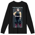 thumbnail image 4 of Demon Slayer Tengen Uzui Men's Black Crew Neck Shirt-XS, 4 of 7