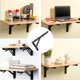 thumbnail image 5 of Soportes plegables para estantes Medach, metal negro, 20 cm, 6 unidades, 5 of 7
