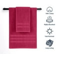 thumbnail image 4 of 100% Cotton 650 GSM 6-Piece Bath Towel Sets - Highly Absorbent & Extra Soft Quality Towels For Bathroom & Kitchen, Every Day Use - Burgundy, 4 of 4