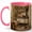 Pink, variant on Vintage Farmhouse Kitchen 11oz Ceramic Mug, Rustic Home Coffee Cup