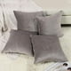 thumbnail image 5 of Funda de almohada cuadrada decorativa suave y sólida para sofá, dormitorio, coche, 18x18 pulgadas, 45x45 cm, juego de 4 piezas (sin almohada) Zhivalor MZQ-0307, 5 of 5