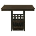 thumbnail image 5 of Jaden Square 47-inch Counter Height Dining Table Espresso, 5 of 15