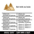 thumbnail image 2 of Camping Tent in the Woods Pine Trees Wood Mini Charms Shapes DIY Craft Jewelry - No Hole - 25mm (7pcs), 2 of 7