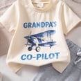 thumbnail image 5 of TOWED22 Infant Baby Boy Outfits 2pcs Round Neck Short Sleeve Shirt Casual Pocket Shorts Truck Graphic Clothes(Beige,12-18 M), 5 of 9