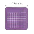 thumbnail image 2 of OUNONA 6Pcs Plated Silver Engraving Cutting Pads Durable PVC Mats for Precise Craft Cutting, 2 of 7