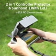 thumbnail image 2 of Flysimple Mini 5 Pro DJI RC 2 Screen Protector , Anti-Glare Sunhood for DJI Mini 5 Pro Air 3S Air 3 Flip Mini 4 Pro Drone RC 2 Remote Controller Sunshade Sun Visor , Joystick Cover Protection, 2 of 13