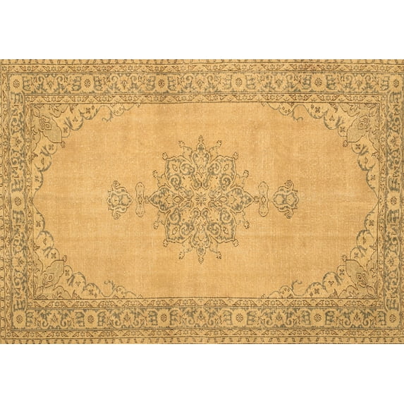 Ahgly Company Indoor Rectangle Persian Brown Traditional Area Rugs, 2' x 3'