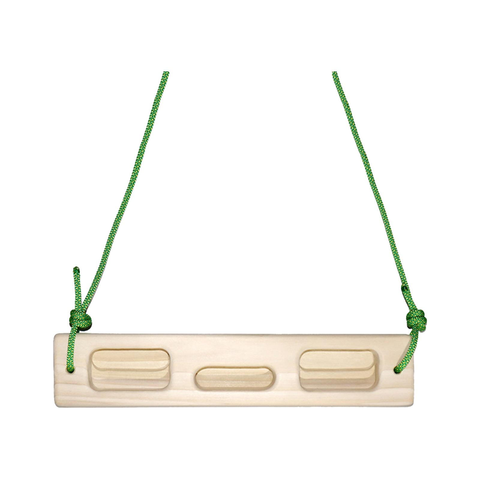 Vensio Wooden Rock Climbing Fingerboard with Jugs and Slopers Building Core Grip Strength Hang Board