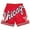 Red, variant on WEAIXIMIUNG Running Shorts Men 3 Pack Mans Loose Casual Floral Beach Pants for Men and Women Quick Drying Five Point Beach Printed Shorts