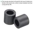 thumbnail image 4 of Uxcell Ferrite Toroid Core, Toroid Core 0.4" ODx0.2" IDx0.4" H, Black 50 Pack, 4 of 5
