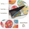 thumbnail image 6 of Large Area Rugs for Living Room Bedroom, Easter Eggs 8'x10' Rug Washable Carpet Runner Indoor Outdoor, Spring Colorful Striped Dots Bow Egg Watercolor Non Slip Floor Mats Rug for Kitchen, Patio, 6 of 8