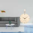thumbnail image 2 of Escultura de resina de José y reloj de pared nórdico moderno, decoración para mesa, estante, oficina, dormitorio, hogar, decoración de escritorio., 2 of 8