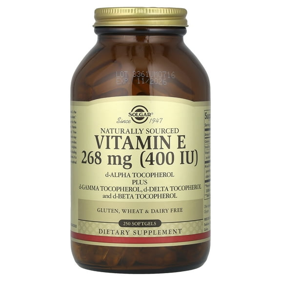 Solgar Vitamin E Complex 400 IU - 250 Softgels