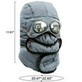 thumbnail image 2 of HESHENG Thermal Windproof Trapper Hats with Glasses Winter Ski Hunting Trooper Hat Warm Ear Flaps and Mask Cycling Outdoor Caps for Men Women, Gray, 2 of 4