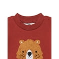 thumbnail image 5 of Wonderluxe Baby Boys' Long Sleeve Fleece Sweatshirt and Jogger, 3-Piece Set, Sizes 0-3M-24M, 5 of 13