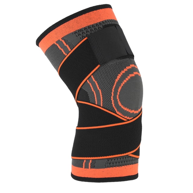 Aolikes Almohadilla de soporte de rodilla transpirable para deportes de protección al aire libre profesional (L)