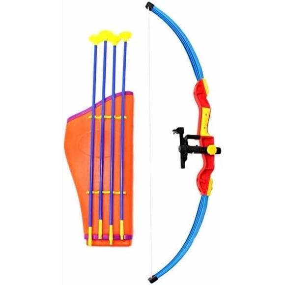 Kings Sport 32" Toy Archery Bow And Arrow Set For Kids - Four Suction Cup Arrows