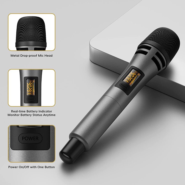 TONOR TW320 ワイヤレスマイク 本体 TONOR, Wireless Microphones, TW320, Dual Karaoke Microphone System