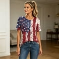 thumbnail image 6 of 250th Anniversary Usa Shirt Women Casual Short Sleeve Tshirts Fashion 250 Year American Anniversary Shirt, 6 of 6