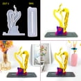 thumbnail image 4 of Aihimol Couple Sculpture Resin Mold, Artistic Statue Silicone Mold Kit, Carved Kiss Lovers Epoxy Casting Mold for Anniversary, Valentine's Day Gift, Wedding Decor,Home Abstract Art Decor, 4 of 5