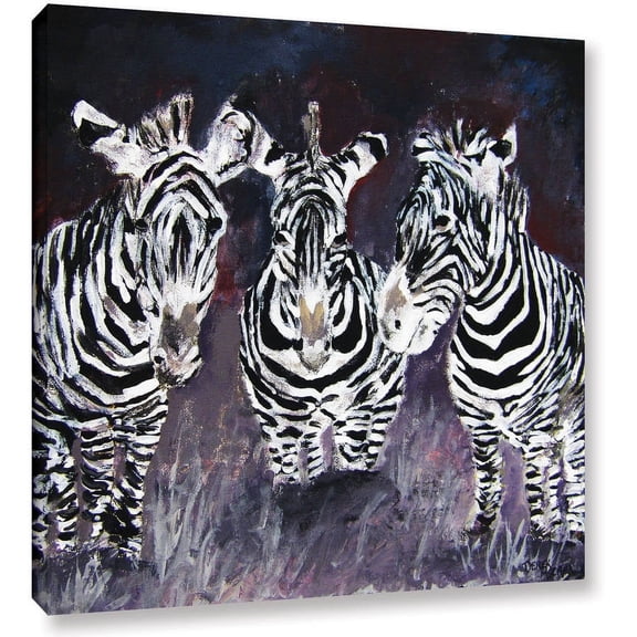 ArtWall Derek Mccrea "Zebra" Gallery-wrapped Canvas