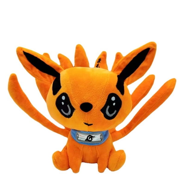 Figura de acción de Naruto Kyuubi Kurama de 21 cm, versión Q, zorro de nueve colas, adorno de animales, regalo de cumpleaños y Navidad para niños.