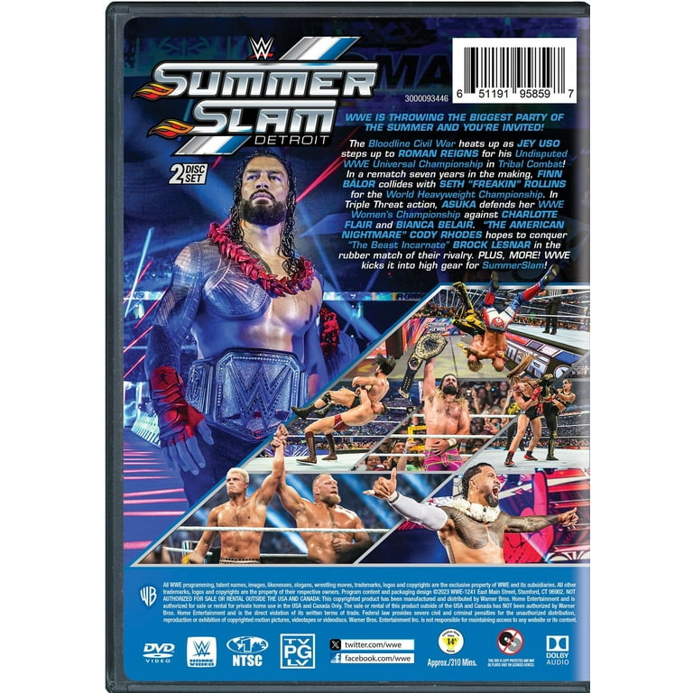 WWE: SummerSlam 2023 - 36th Annual Professional Wrestling