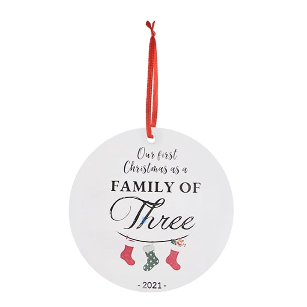 Adornos navideños Tarjeta colgante de madera de Navidad Decoración de árbol de Navidad de madera de doble cara Wmkox8yii gf9884