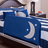 Toddler Bed Rail Guard Includes Beautiful Decorative Cover with Inside Pocket for Books and Toys, 54" Extra Long Blue by Cosie Covers