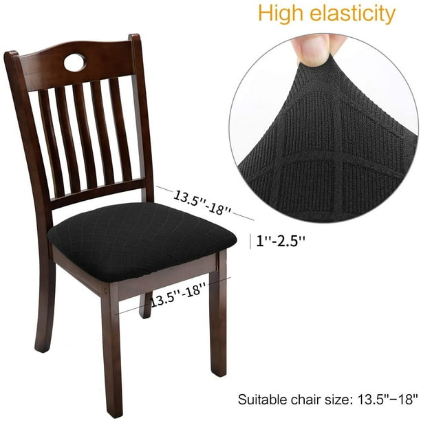 EMART Stretch Chair Cover 100PCS Black Spandex Washable Chair Slipcovers  for Party Decorations, Dining Room, Banquet, Wedding