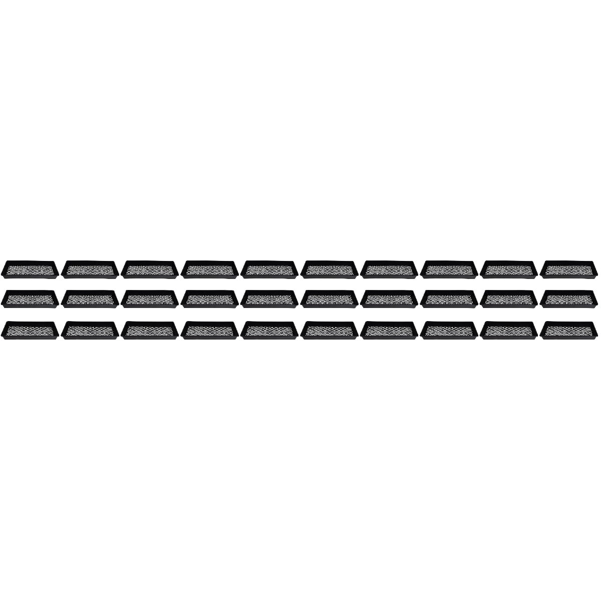 EXHUMKY Black Plant Germination Tray for Seed Starting and Gardening with Craftsmanship
