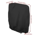 thumbnail image 4 of Heavy Duty Weather Resistant Folding Chair Covers in Classic Black Color, 4 of 9