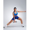 thumbnail image 3 of CRZ YOGA Butterbreeze Criss Cross Back Sports Bras for Women Padded Workout Training Top, 3 of 6