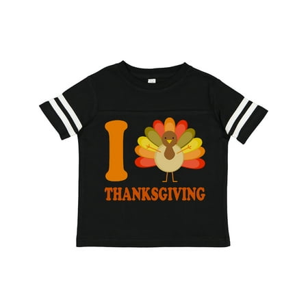 

Inktastic Turkey I Love Thanksgiving Gift Toddler Boy or Toddler Girl T-Shirt