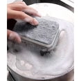 thumbnail image 3 of 5 Pcs Heavy Duty Scrub Sponges,Dual-Sided Dishwashing Sponge for Kitchen,Multi-Use Deep Cleaning Scrub Sponge (Grey White), 3 of 8