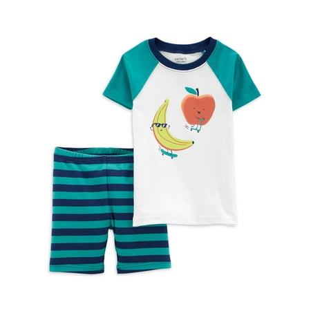 

Carter s Child of Mine Toddler Boy Cotton Top and Shorts Pajama Set 2-Piece Sizes 12M-5T