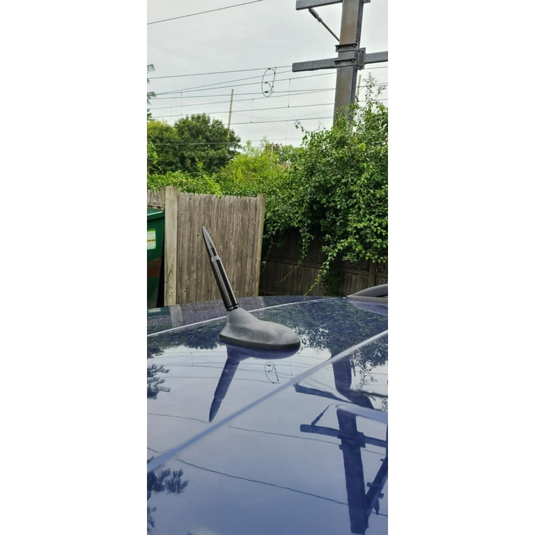 AntennaMastsRus 27 Inch Black Antenna For Jeep Cherokee 1997-2001 - Spring Steel, Wind Noise Cancelling