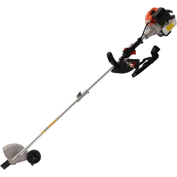Weed Eater Gas Powered Weed Edger, 33CC 2 Blade Heads, Air-Cooled 2 Stroke Cordless Lawn Edgers Gas Powered Weed Trimmer