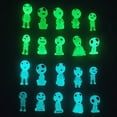 thumbnail image 4 of Micro paisaje decoración árbol luminoso elfos decoración de Halloween (luz verde azul 10 piezas), 4 of 8