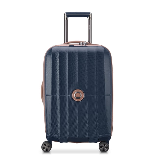 Equipaje DELSEY Paris St. Tropez, cara rígida, ampliable, 55 cm, azul marino
