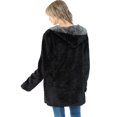 thumbnail image 2 of Safus Wearable Blanket Hoodie in Thick Fleece Jacket with Pocket - Black - Large Size - for Women and Men, Warm and Cozy, 2 of 8