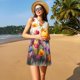 thumbnail image 3 of Balery Colorful Wildflower Meadow Vestidos de verano para mujer con estampado: vestido holgado sin mangas, vestido playero informal y cómodo para días calurosos., 3 of 7