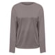 thumbnail image 4 of MHFRRA Camiseta de Manga Larga Oversize de Moda, Informal, Básica, con Cuello Redondo, para Uso Diario. Café, 4 of 5