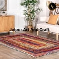 thumbnail image 5 of Jaipur Art And Craft Handmade Reversible Runner Chindi Cotton Indoor Area Rug (2x12 Sq ft), 5 of 5