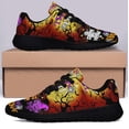 thumbnail image 3 of Trick Or Treat Halloween Autism Shoes Sneakers for Women Men Black Size 6, 3 of 7