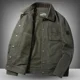 thumbnail image 4 of Chaquetas de carga, ropa exterior fina, ropa de trabajo para hombres, chaqueta táctica para hombres, abrigo impermeable para exteriores, abrigo deportivo militar para escalada en el campo, 4 of 5