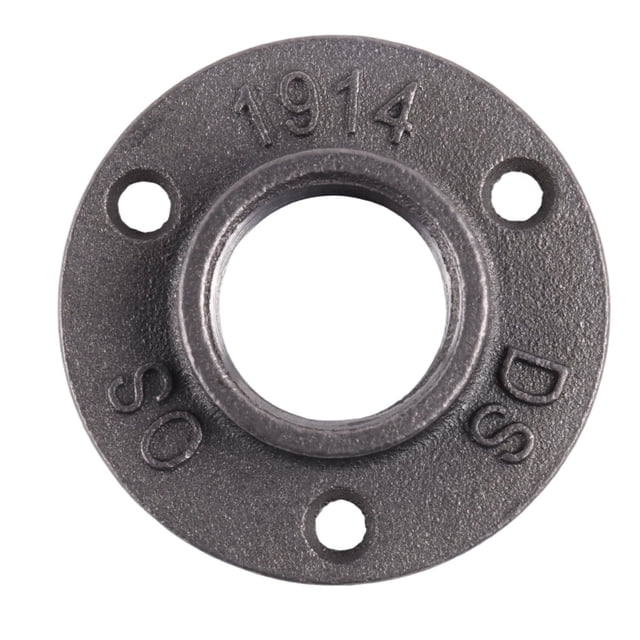 de Tubería Hierro Fundido Maleable 1 Pulgada, Bridas Industrial para TuberíAs y Accesorios Roscados Negros Pieza