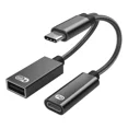 thumbnail image 1 of Adaptador Usb C Otg Con Carga Rápida Pd 60w 2 En 1 Usb-c, 1 of 2