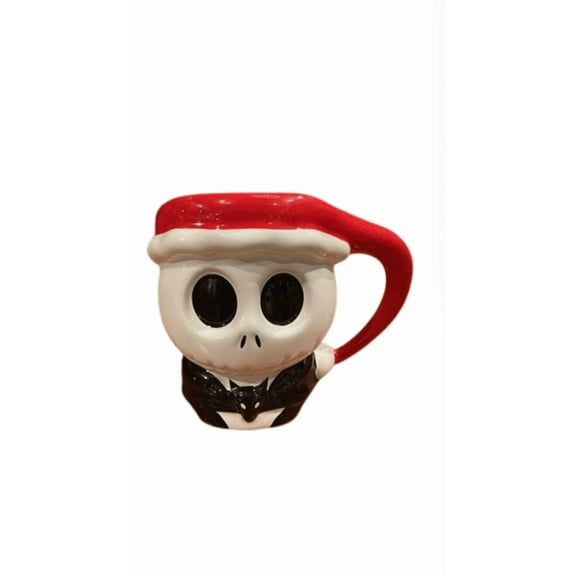 Disney Parks The Nightmare Before Christmas Santa Jack Ceramic Coffee Mug New