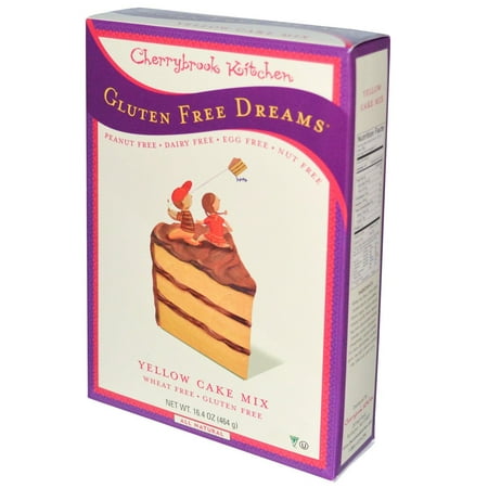 Cherrybrook Kitchen, Gluten Free Dreams, Yellow Cake Mix, 16.4 oz(pack of
